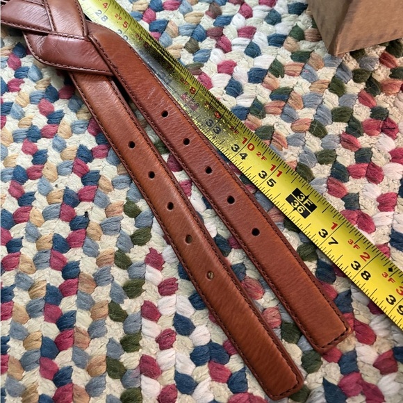 Essentiel Antwerp genuine leather braided belt size 85/ SM womens main image 5
